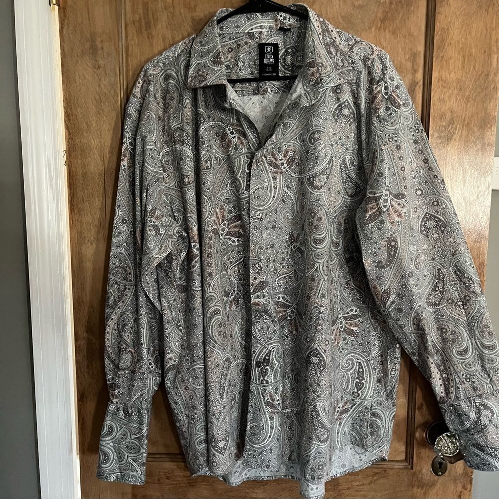 Stacy Adams 18 34/35 French Cuff dress shirt